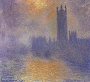Claude Monet The Houses of Parliament Sweden oil painting artist